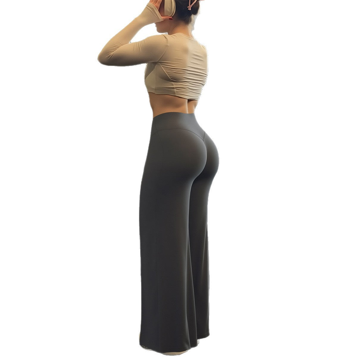 Women's New Soft, Smooth, Bare-Skin Feel Yoga & Fitness Loose Wide-Leg Pants